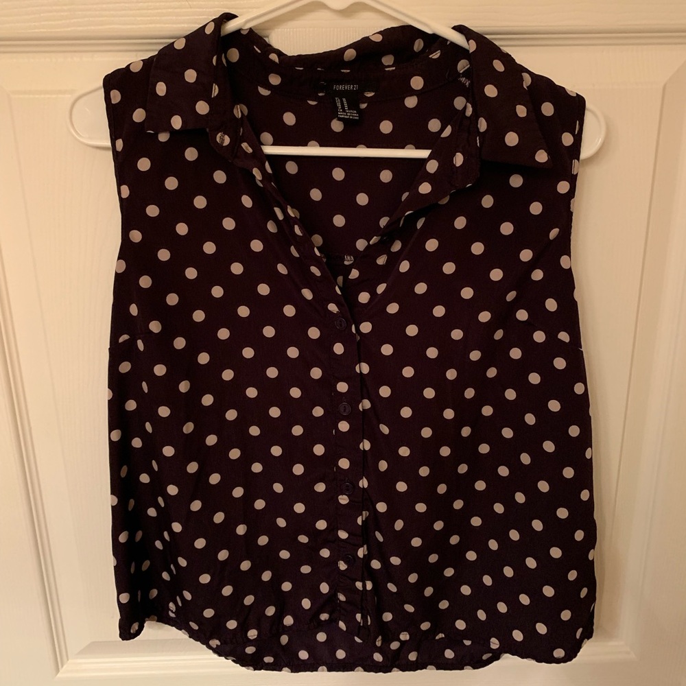 Forever 21 tank (navy)